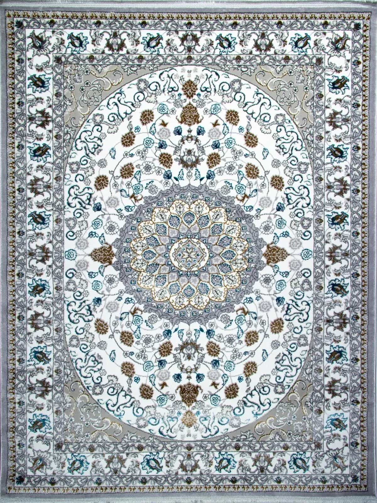 Ковер Ковер Классический MERINOS HALIF F611 GRAY-BLUE 0.8x1.5м