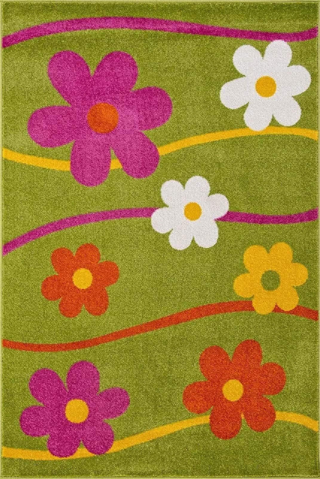 Ковер MERINOS CRYSTAL 1021 GREEN 0.8x1.5м