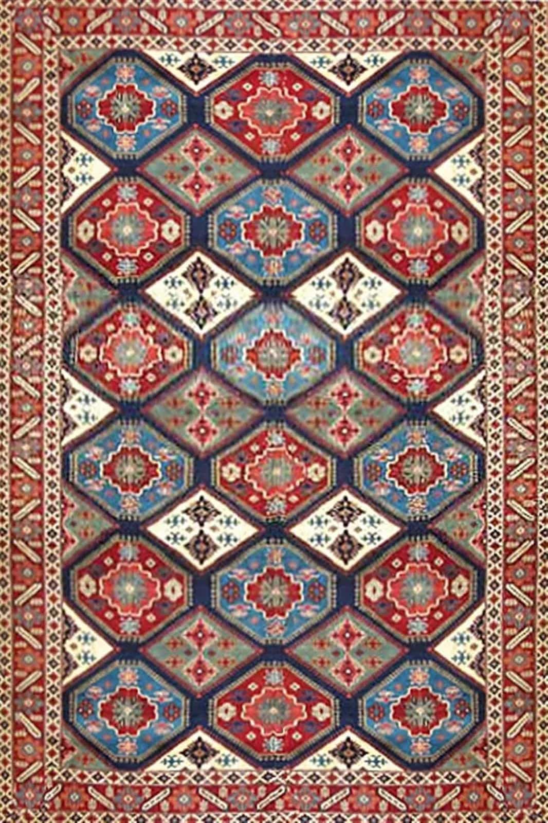 Афганский ковер ручной работы Ширван 2.01x3.02м