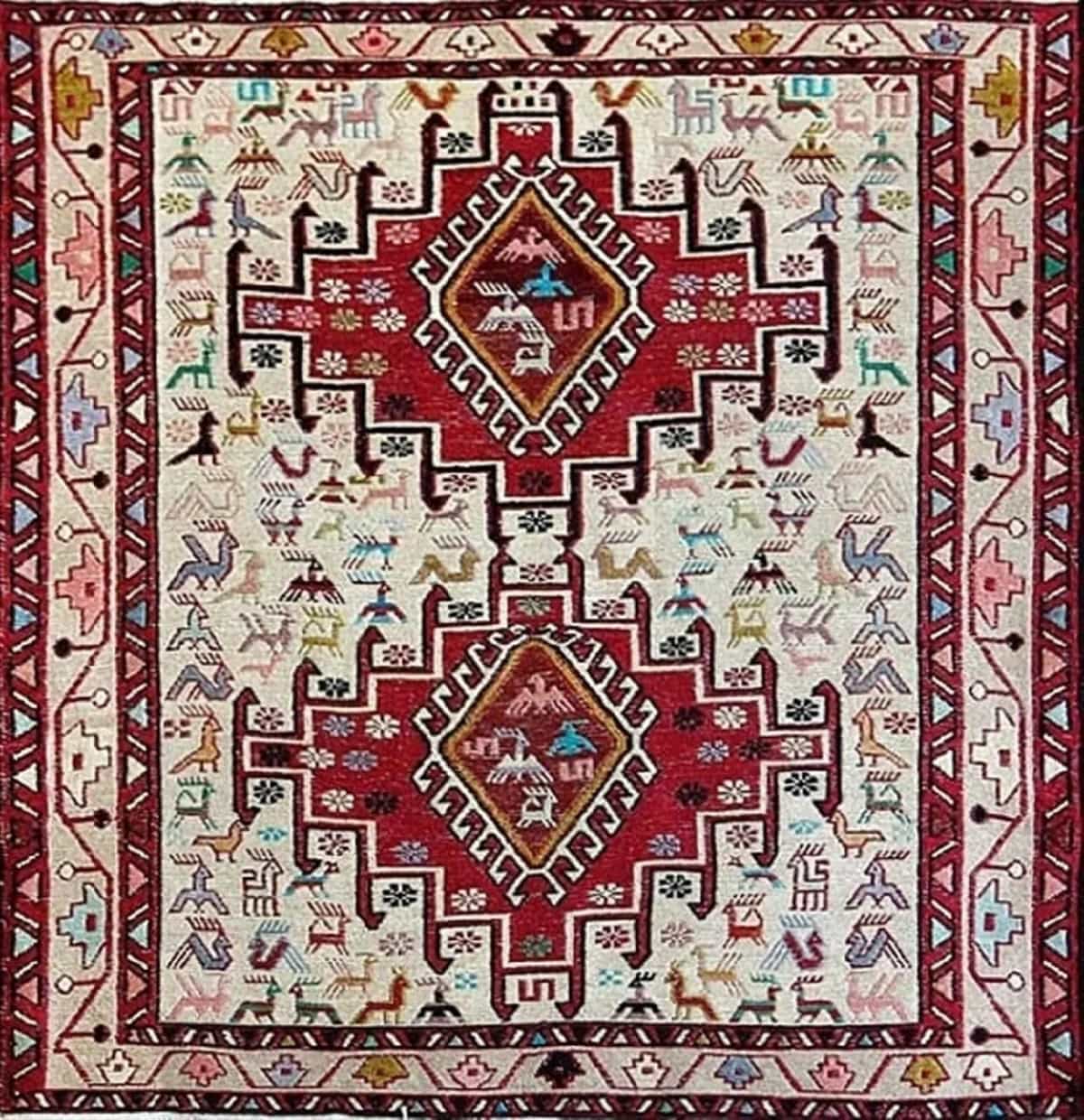 Иранский ковер ручной работы Сумах 0.76x0.93м