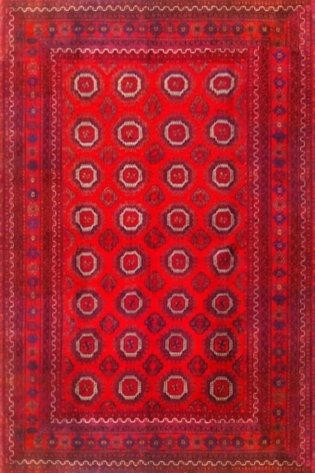 Афганский ковер ручной работы Белжик 242 2.01x3.02м