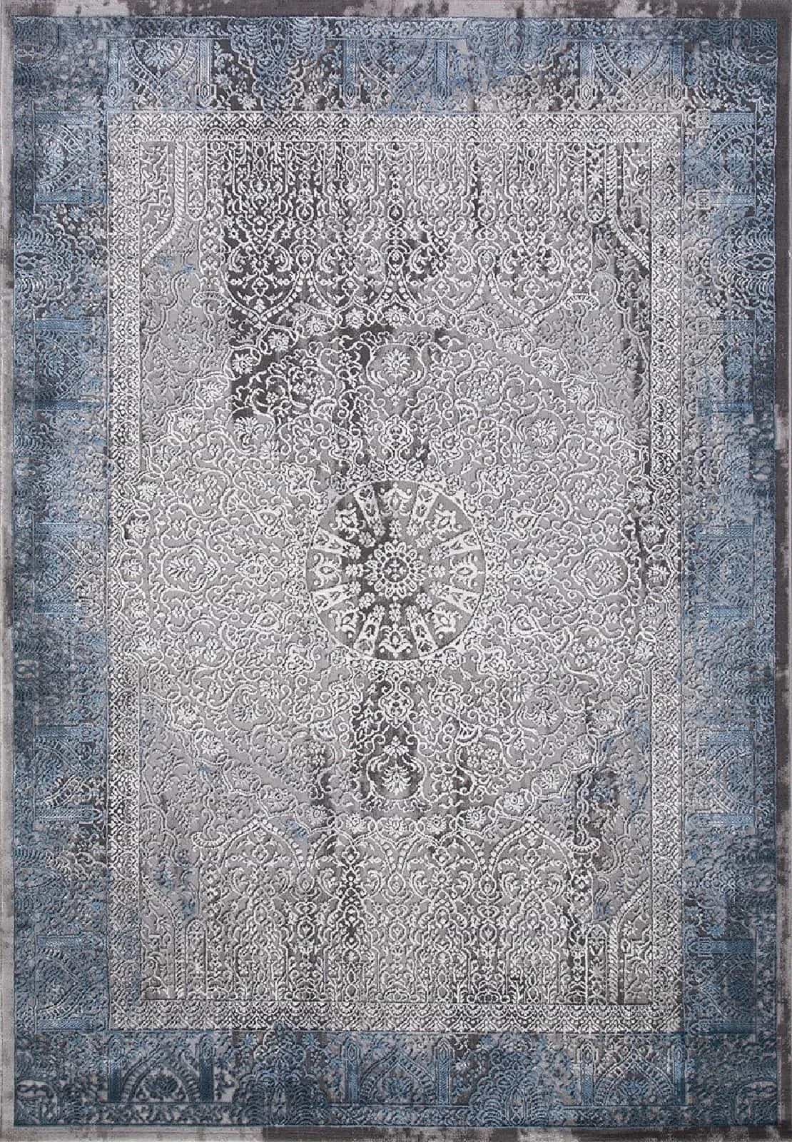 Ковер KARMEN HALI ARMINA 03878A BLUE / BLUE 2.4x5м