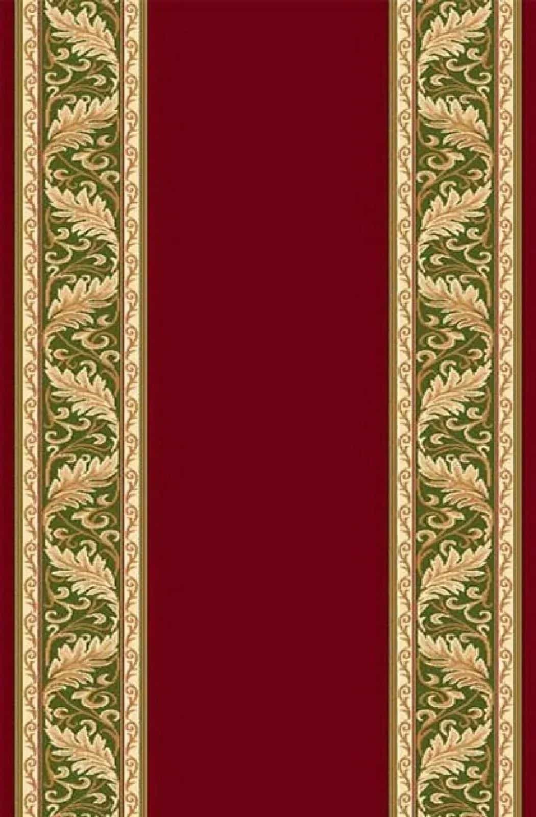 Дорожка Merinos Valencia d040 red-green 2.62м