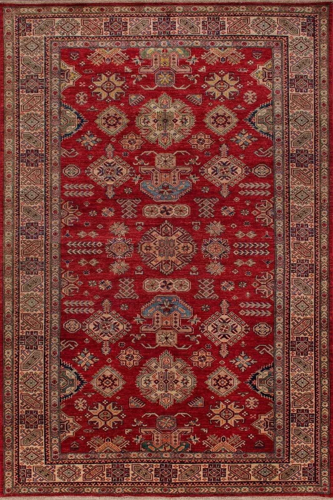 Пакистанский ковер ручной работы Казах 1.88x2.72м