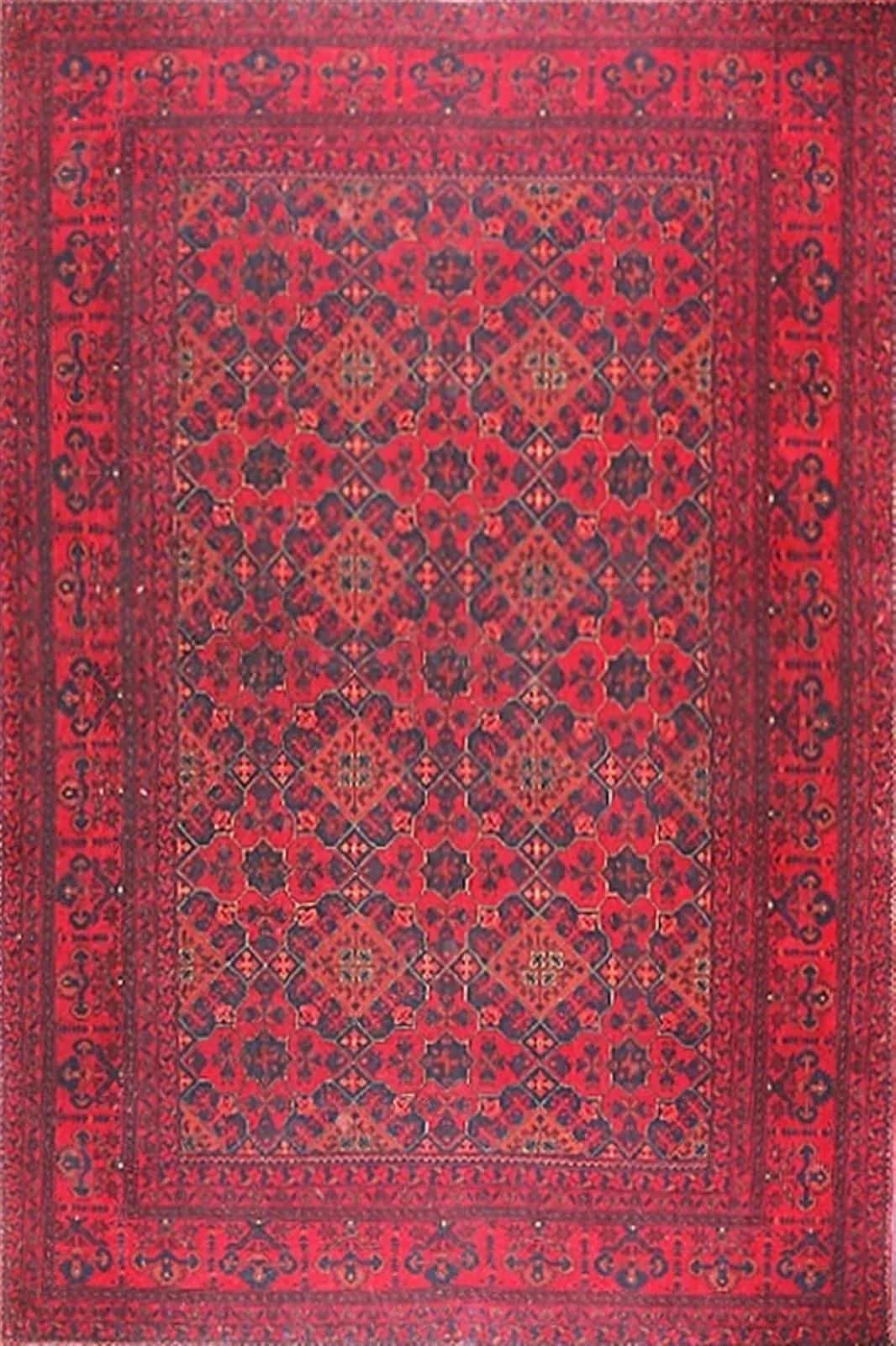 Афганский ковер ручной работы Белжик 1.49x2м