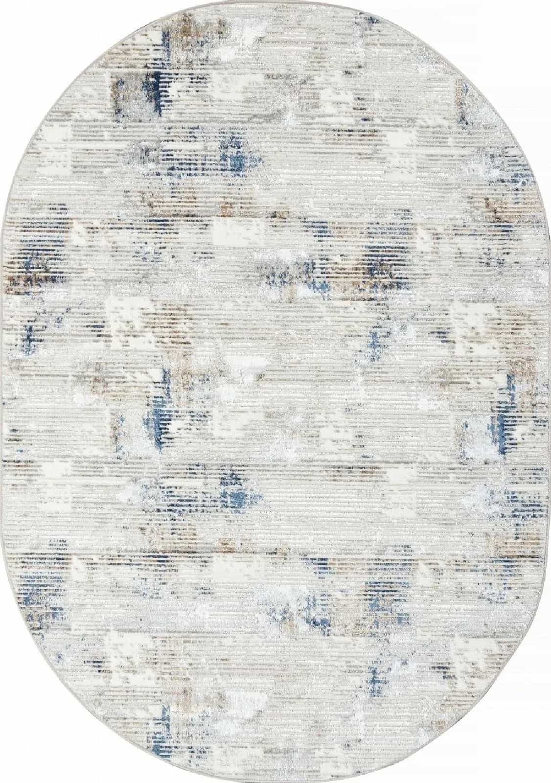 Ковер MERINOS ANTEP DA492 635 CREAM / NAVY Овал Овал 2x2.9м