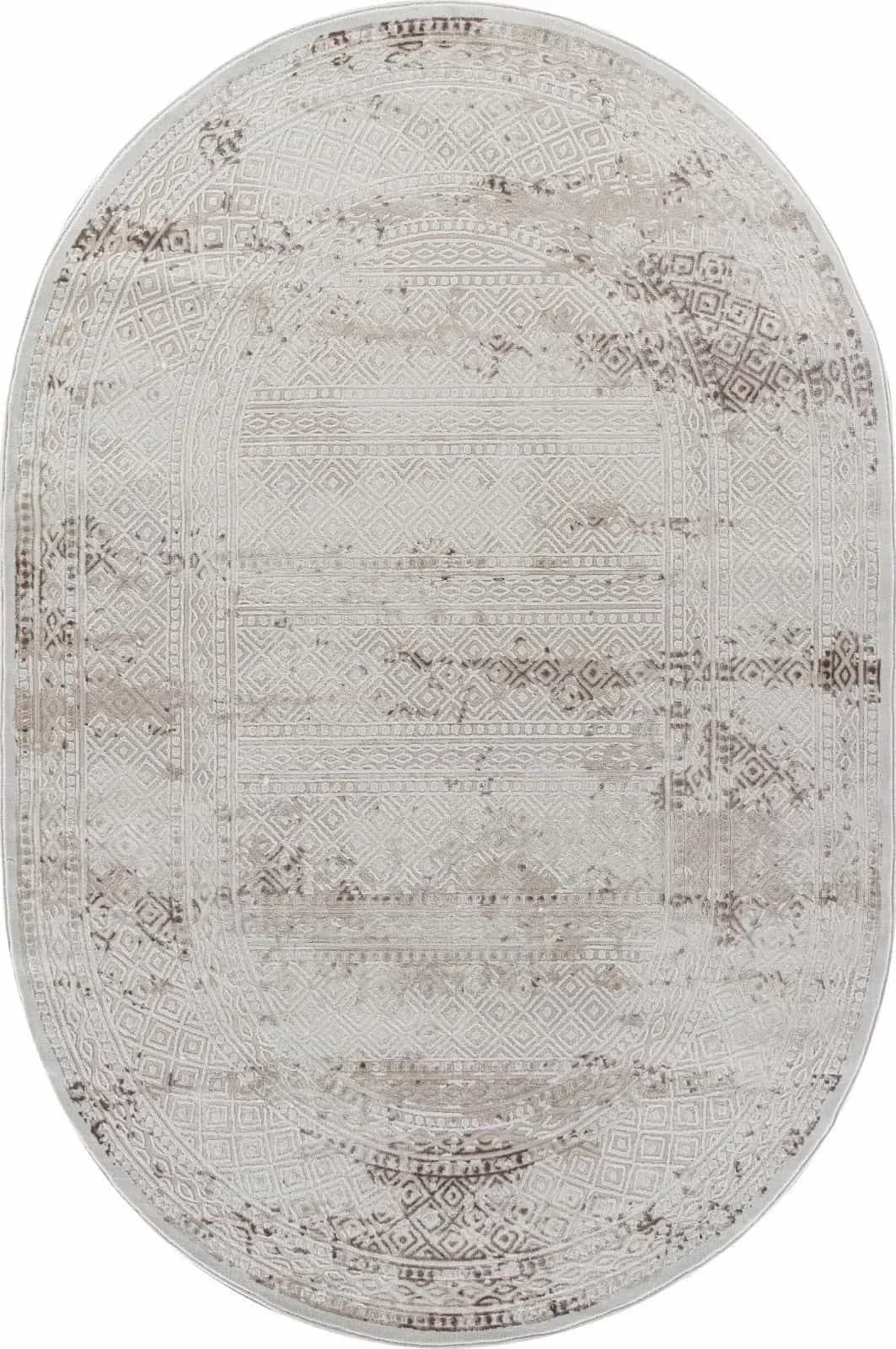 Ковер Ковер Современный DORUK MEXX MX019 BEIGE Овал 2.4x3.4м