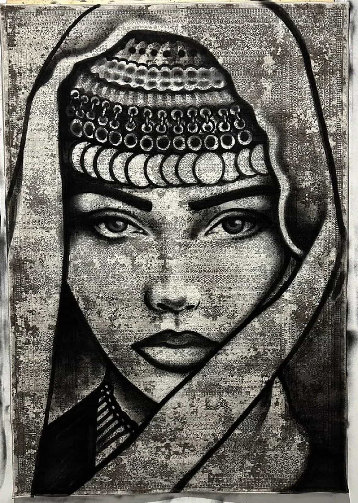 Ковер Ковер ARTWORK PICTURES PC 79 GRAY-BEIGE Портрет 1.6x2.3м