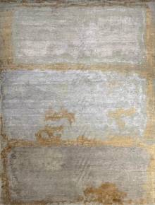 Индийский ковер ручной работы из шелка и шерсти 3.7x2.76