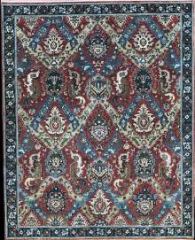 Шерстяной Индийский ковер ручной работы 2.5x3.1