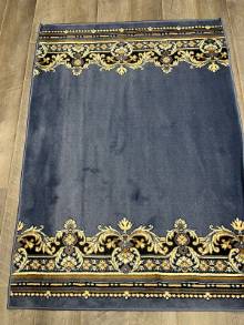 Коврик № 660 , синий  ,размер 1,5 на 1,07 метра