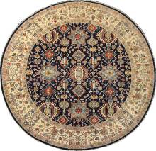 Шелковый Афганский ковер ручной работы Kazakh (Казах) 2.45x2.4