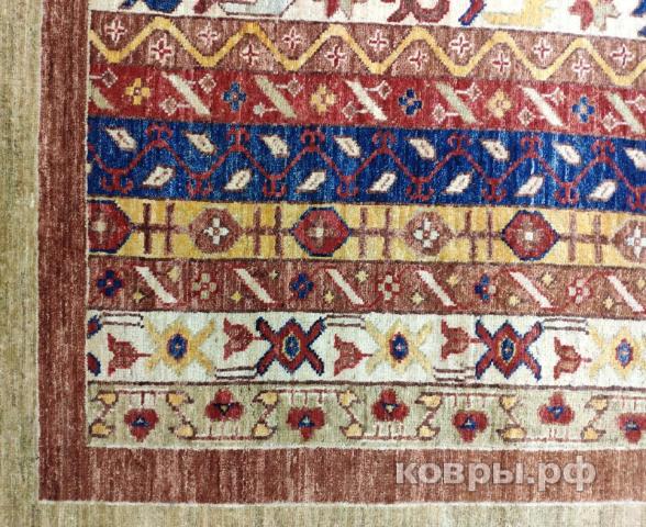 ковер ручной работы Афганский ковер ручной работы из шелка и шерсти Shawl (Шаль) 2.88x2.14 — фото 2