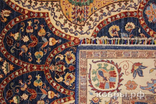 ковер ручной работы Шерстяной Афганский ковер ручной работы Kazakh (Казах) 2.42x1.71 — фото 2