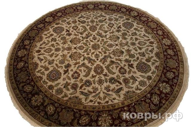 ковер ручной работы Индийский ковер ручной работы Агра 2.44x2.44м — фото 2