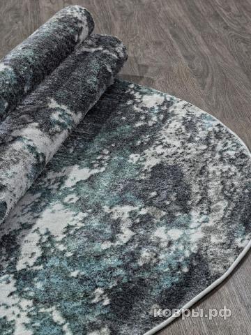 ковер ARTEMIS SAFARI 02463H BLUE / GREY Овал — фото 3