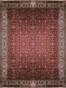 Шелковый Индийский ковер ручной работы Kashmir (Кашмир Авшан) 3.97x3.11