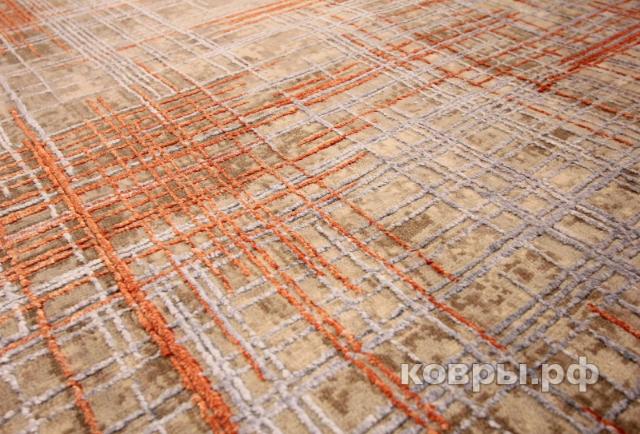 ковер ручной работы Индийский ковер ручной работы из шелка и шерсти 2.35x1.75 — фото 2