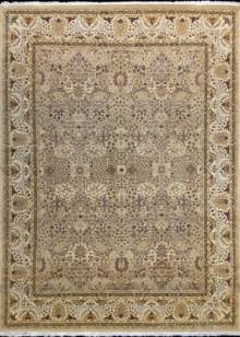 Индийский ковер ручной работы из шелка и шерсти Agra (Агра) 3.77x2.78