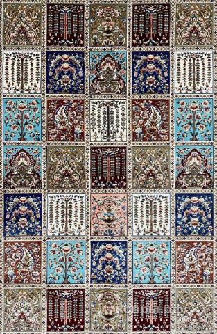 ковер ручной работы Шелковый Иранский ковер ручной работы Qum (Кум)  2.94x1.98 — фото 3