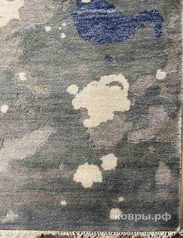 ковер ручной работы Индийский ковер ручной работы из шелка и шерсти 4.6x3.67 — фото 2