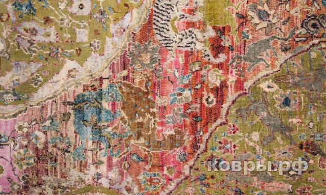 ковер ручной работы Индийский ковер ручной работы из шелка и шерсти 3.17x2.44 — фото 2