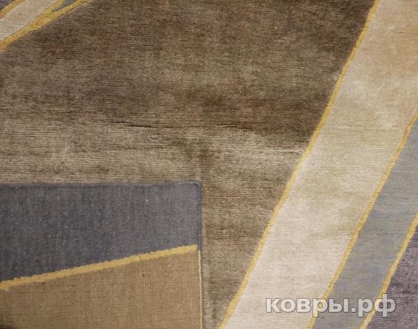 ковер ручной работы Индийский ковер ручной работы из шелка и шерсти 3.61x2.79 — фото 2