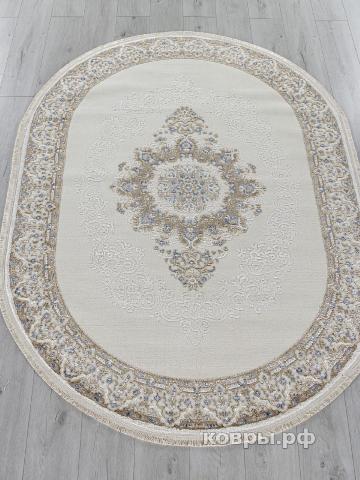 ковер Ковер KARDELEN MOSSO 27236A CREAM / BLUE Овал — фото 2