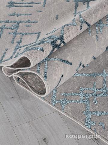 ковер Ковер MERINOS LIMAN F164 GRAY-D.BLUE — фото 3