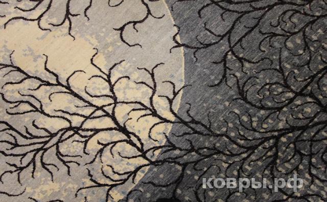 ковер ручной работы Шелковый Афганский ковер ручной работы Modern (Модерн)3x2.47 — фото 5