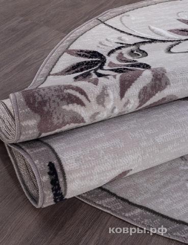 ковер Merinos Silver d353 gray овал — фото 3