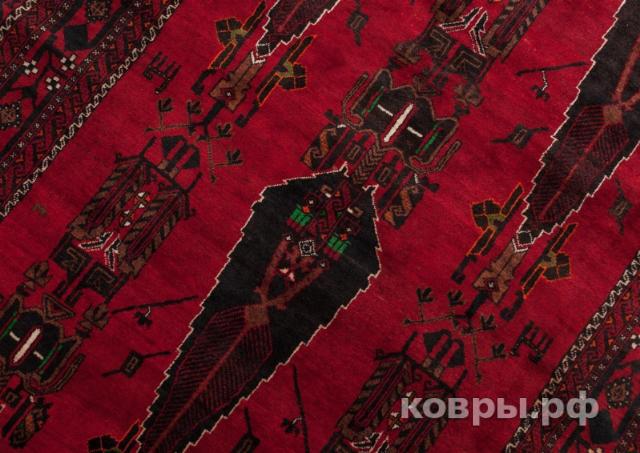 ковер ручной работы Иранский ковер ручной работы Биджар 1.38x2.65м — фото 8