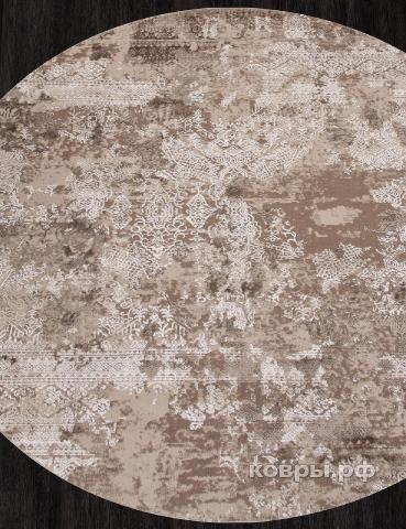 ковер KARMEN HALI ARMINA 03851B BROWN / BROWN Круг — фото 2