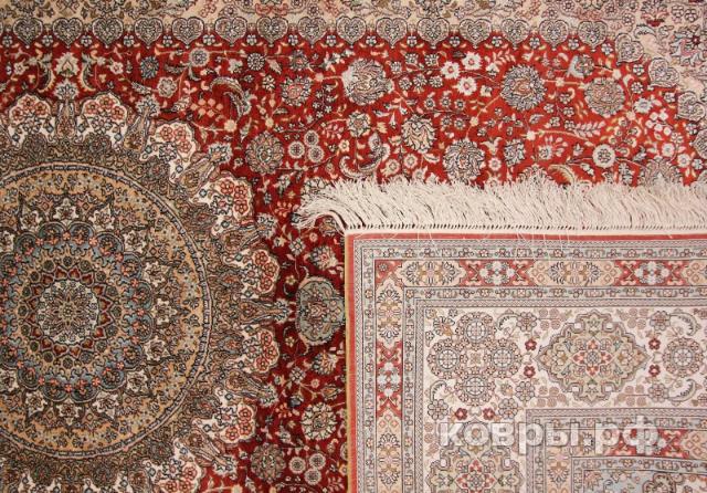 ковер ручной работы Шелковый Китайский ковер ручной работы 1.82x1.24 — фото 2