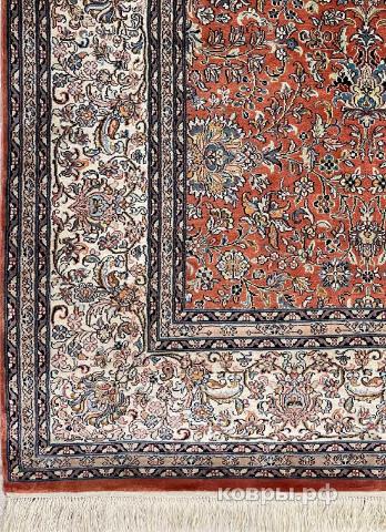 ковер ручной работы Шелковый Индийский ковер ручной работы Kashmir (Кашмир) 2.75x1.84 — фото 3