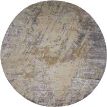 Ковер ручной работы из шелка и шерсти 2.93x2.93 в форме круга Ковер ручной работы из шелка и шерсти 2.93x2.93 в форме круга