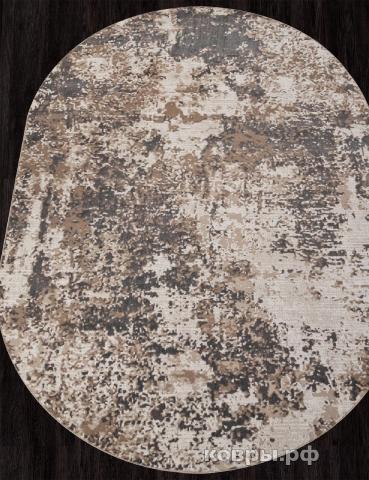 ковер Ковер ROZA SIESTA M028A CREAM / GRAY Овал — фото 2