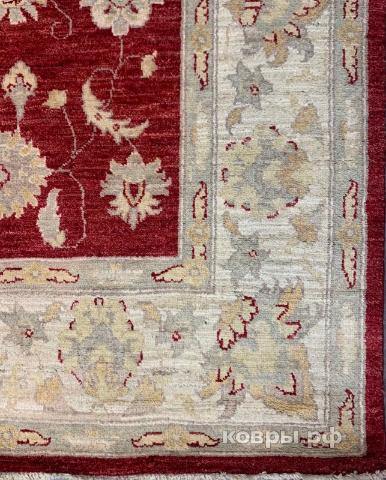 ковер ручной работы Шелковый Афганский ковер ручной работы Сhoubi Ziegler (Чуби зиглер) 3.05x1.97 — фото 3