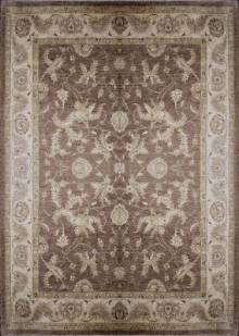 Шелковый Афганский ковер ручной работы Сhoubi Ziegler (Чуби зиглер) 3.49x2.71