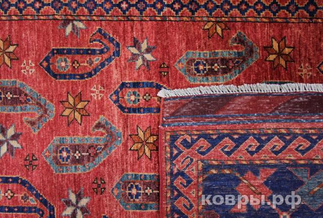 ковер ручной работы Афганский ковер ручной работы из шелка и шерсти Temir Baluch (Темир Балуч) 2.32x1.75 — фото 2