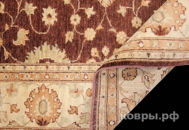 ковер ручной работы Шерстяной Афганский ковер ручной работы Сhoubi (Чуби) 2.68x1.68 — фото 6