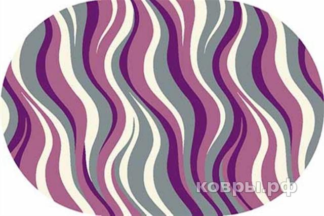ковер Merinos Sunrise v817 GRAY-LILAC Овал