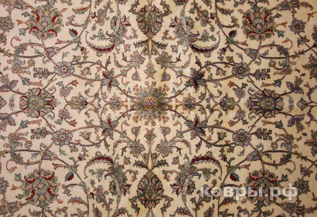 ковер ручной работы Шелковый Индийский ковер ручной работы Kashmir (Кашмир) 4.34x3.08 — фото 2