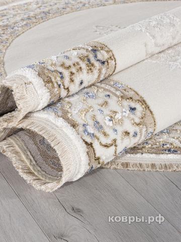 ковер Ковер KARDELEN MOSSO 27236A CREAM / BLUE Овал — фото 3
