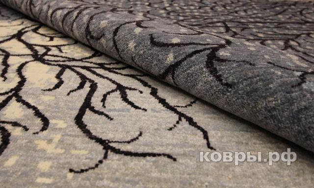 ковер ручной работы Шелковый Афганский ковер ручной работы Modern (Модерн)3x2.47 — фото 6