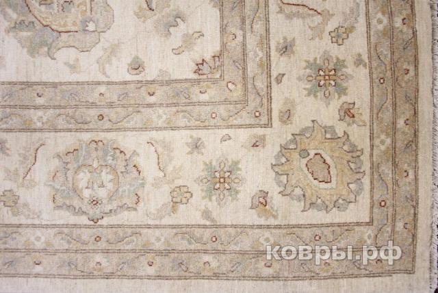 ковер ручной работы Шелковый Афганский ковер ручной работы Сhoubi (Чуби) 4.22x2.99 — фото 2