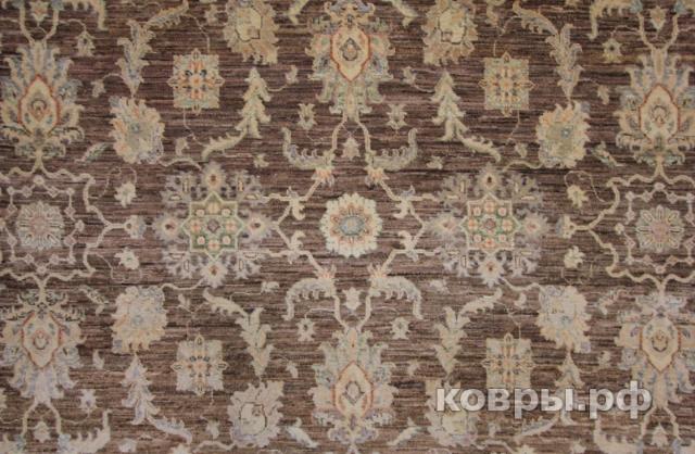 ковер ручной работы Шелковый Афганский ковер ручной работы Сhoubi (Чуби) 4.37x4.38 — фото 2