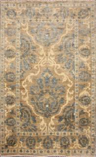 Афганский ковер ручной работы из шелка и шерсти Сhoubi Ziegler (Чуби зиглер)  2.4x1.5