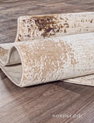 ковер KARMEN HALI QUANTUM 03002B BROWN / BROWN Овал — фото 4