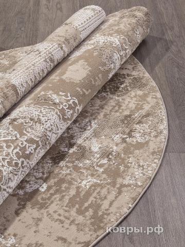 ковер KARMEN HALI ARMINA 03851B BROWN / BROWN Круг — фото 3